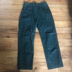 dusen dusen patterned pants size 2